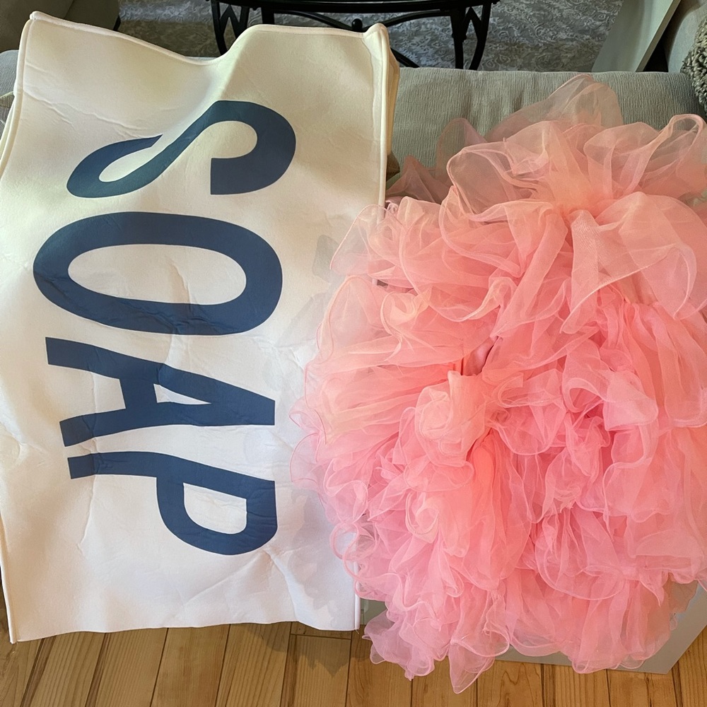 Soap and loofa Halloween costume!!
